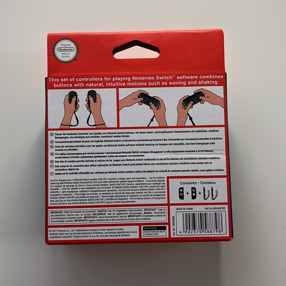 Nintendo Switch Joy Cons - Grey - Picture 2 of 3